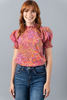 Imagen de Blusa Cuello Alto Estampado     (Exclusivo Pagina)