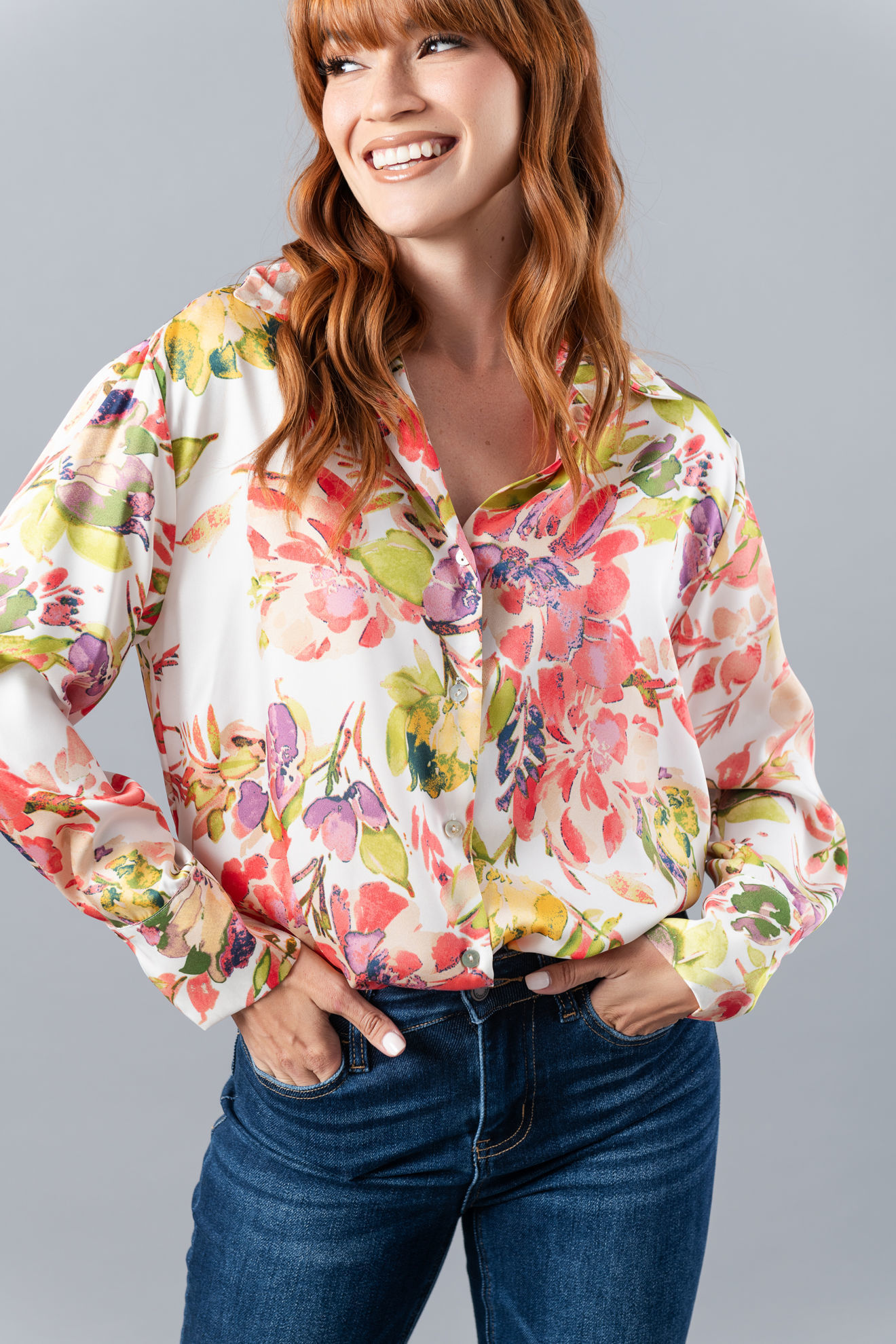 Imagen de Blusa Camisera Estampada      (Exclusiva Pagina)