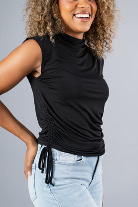 Imagen de Blusa Cuello Alto, Sin Mangas     ( Exclusiva Pagina)