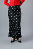Imagen de Falda En Satin Print Lunares Blancos    ( Exclusiva Pagina)