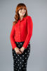 Imagen de Falda En Satin Print Lunares Blancos    ( Exclusiva Pagina)