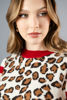 Imagen de Sweater Animal Print Mangas Rayas       (Exclusivo Pagina)