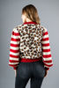 Imagen de Sweater Animal Print Mangas Rayas       (Exclusivo Pagina)