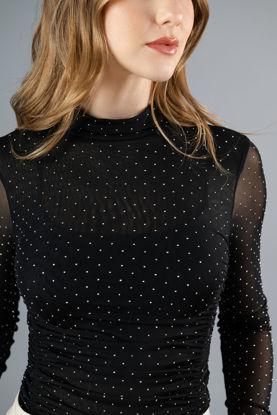 Imagen de Bodysuit Con Brillo, Mangas Trasparentes       (Exclusivo Pagina)