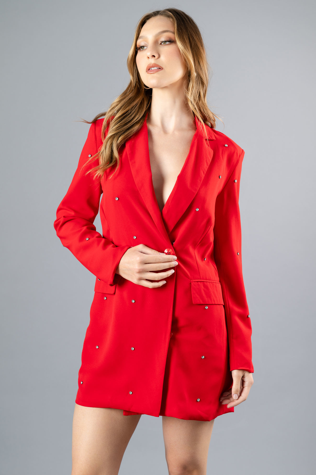 Imagen de Vestido Estilo Blazer, Cruzado