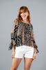 Imagen de Blusa En Rayon Estampada, Manga Campana