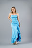 Imagen de Vestido EnSatin, Falda Vuelo, Espalda Descubierta    ( Exclusivo Pagina)