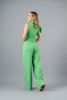 Imagen de Set Pantalon Crop Top Vuelo Manga