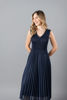 Imagen de Vestido Cuello V, Falda Plisada