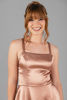 Imagen de Vestido Satín Espalda Descubierta (Exclusivo Página)