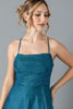Imagen de Maxi Dress Brillo, Espalda Descubierta, Falda Amplia