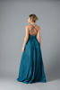 Imagen de Maxi Dress Brillo, Espalda Descubierta, Falda Amplia