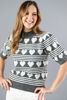 Imagen de Sweater Cuello Alto Print Corazones ( Exclusivo pagina )