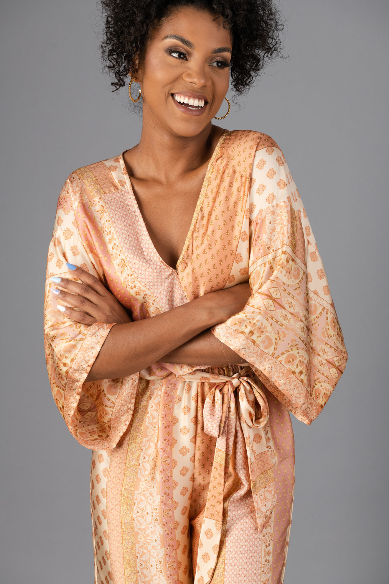 Imagen de Jumpsuit Satin Estampado                                                            (Exclusivo Pagina)