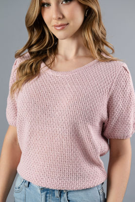 Imagen de Blusa Tejida Manga Corta        (Exclusiva Pagina)