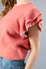 Imagen de Blusa Tejida Vuelo Mangas  (Exclusiva Pagina)