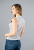 Imagen de Blusa Tejida Con Botones Sin Mangas    ( Exclusiva Pagina )