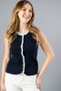 Imagen de Blusa Tejida Con Botones Sin Mangas