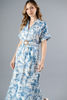 Imagen de Vestido Verano  Estampado Con Cinturon
