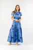 Imagen de Vestido Largo Estampado Detalle Espalda   ( Exclusivo Pagina)