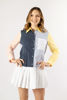 Imagen de Vestido Camisero En Rayas Falda Paletones    ( Exclusivo Pagina)