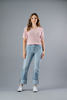 Imagen de High Rise -Ankle Straight-Wide Cuffed  Jeans