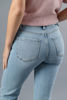 Imagen de High Rise -Ankle Straight-Wide Cuffed  Jeans