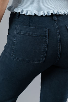 Imagen de High Rise-Ankle Flare-Patch Pocket Pants