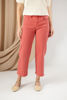 Imagen de High Rise-Crop Wide-Barrel Pants
