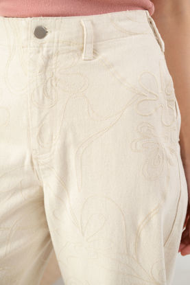 Imagen de Barrel Leg Pants With Flowers