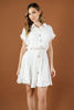 Imagen de Vestido Botones Cuello, Falda Campana