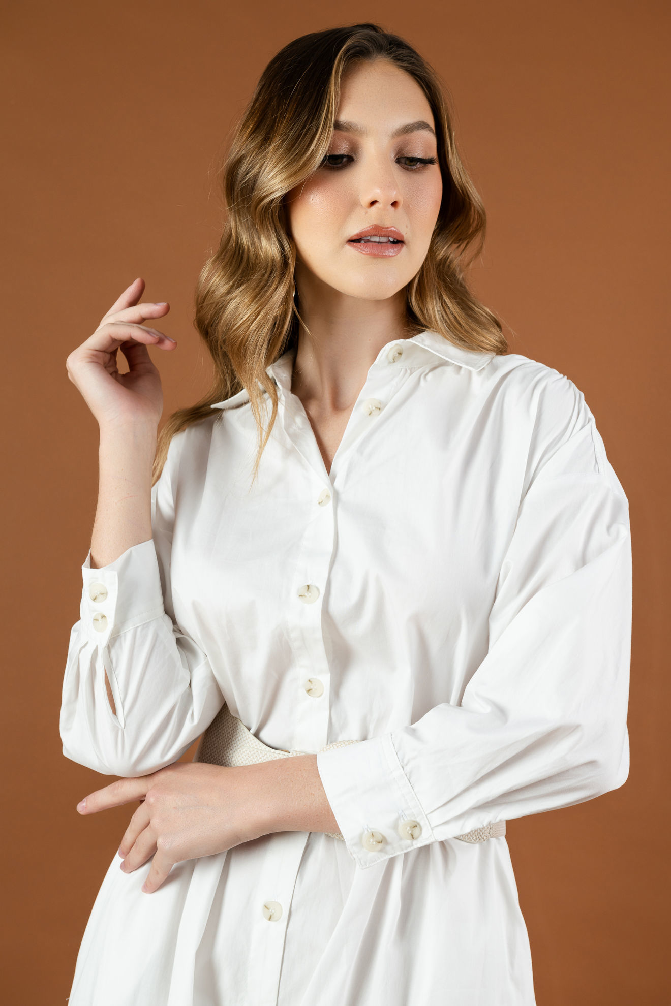 Imagen de Vestido Botones Con Cinturon   (Exclusivo Pagina)