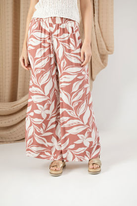 Imagen de Pantalon En Rayon Estampado, Cintura Elastico