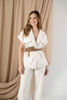 Imagen de Set Pantalon Saco Con Cinturon