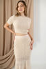 Imagen de Set Falda Crop Top Tejido