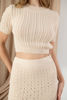 Imagen de Set Falda Crop Top Tejido