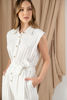 Imagen de Jumpsuit Rayas, Cuello Botones, Hombreras