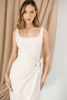 Imagen de Vestido En Lino Ajuste Nudo Cintura
