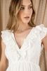 Imagen de Vestido Cuello V Con Vuelo