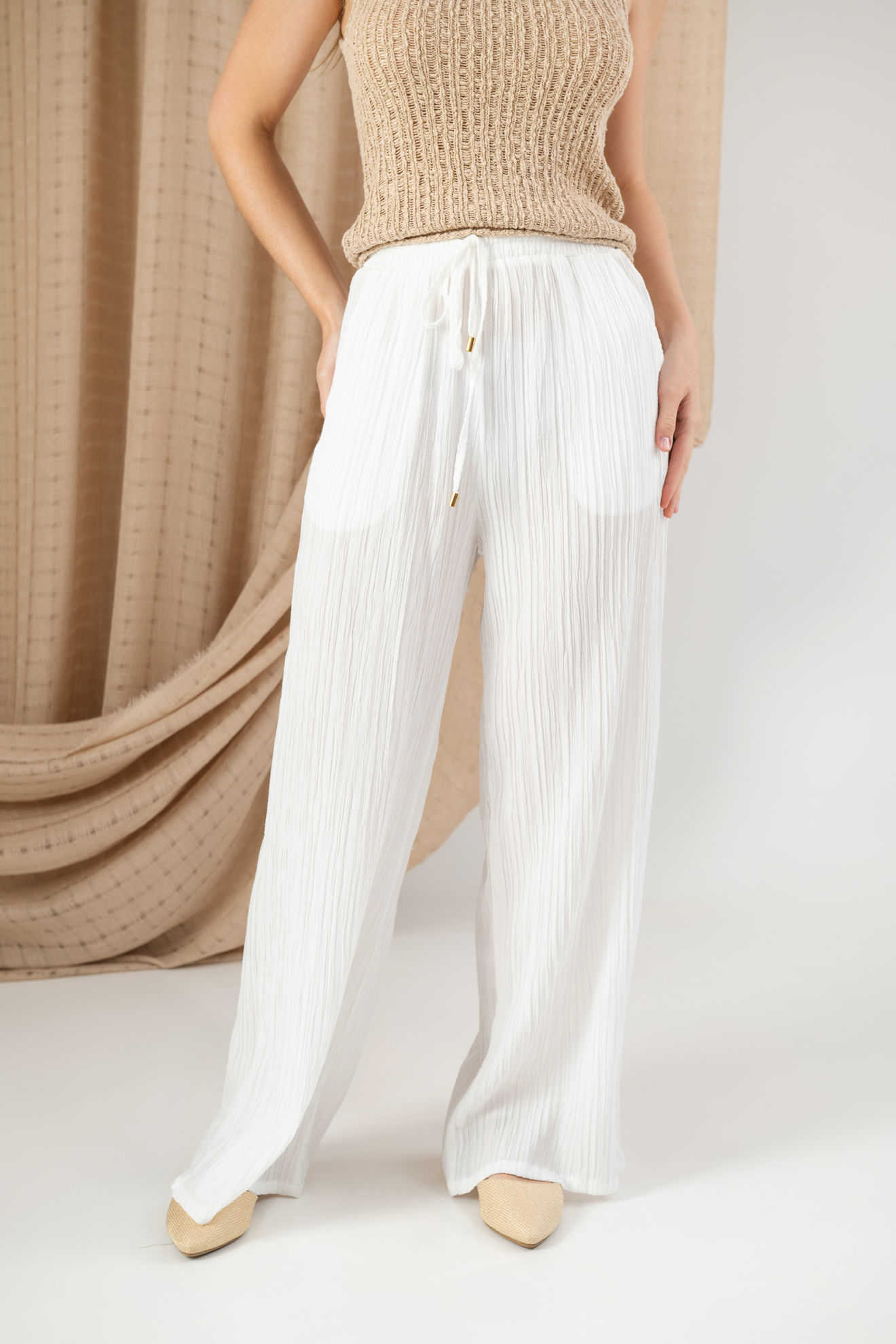 Imagen de Pantalon En Rayon  Elastico Cintura   ( Exclusivo Pagina)