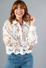 Imagen de Blusa Camisera Manga Larga Bordada