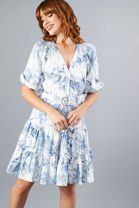 Imagen de Vestido Estampado Falda Corta