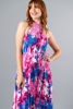Imagen de Vestido Halter Estampado Plisado