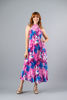 Imagen de Vestido Halter Estampado Plisado
