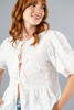 Imagen de Blusa Con Bordado Detalle Lazos