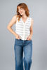 Imagen de Blusa Estilo Chaleco En Rayas
