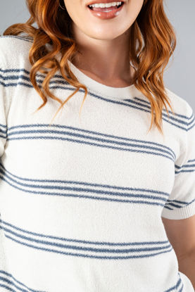 Imagen de Blusa Manga Corta En Rayas