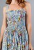Imagen de Vestido En Rayon estampado, Blusa Nido Abeja