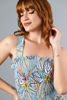 Imagen de Vestido En Rayon Estampado, Blusa Nido Abeja   ( Exclusivo Pagina)