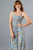 Imagen de Vestido En Rayon Estampado, Blusa Nido Abeja   ( Exclusivo Pagina)